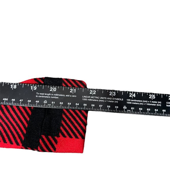 Maternity Love Womens Red Black Plaid Long Sleeve Soft Button-Up Shirt Size M - Picture 11 of 13